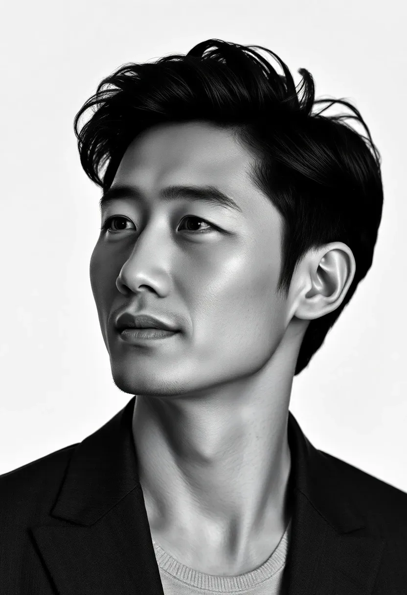 1. Capture Lee Know's Charisma with Minimalist Monochrome Wallpapers