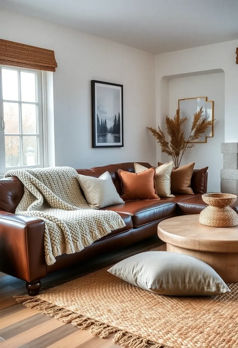 1. How to Use Textures to Add Depth to Your Neutral Living Room