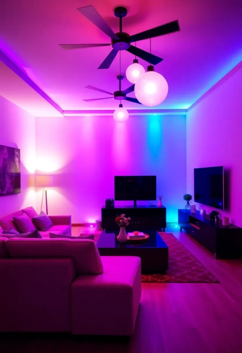 2. Brighten Your Mood with Vibrant, Color-Changing LED Bulbs