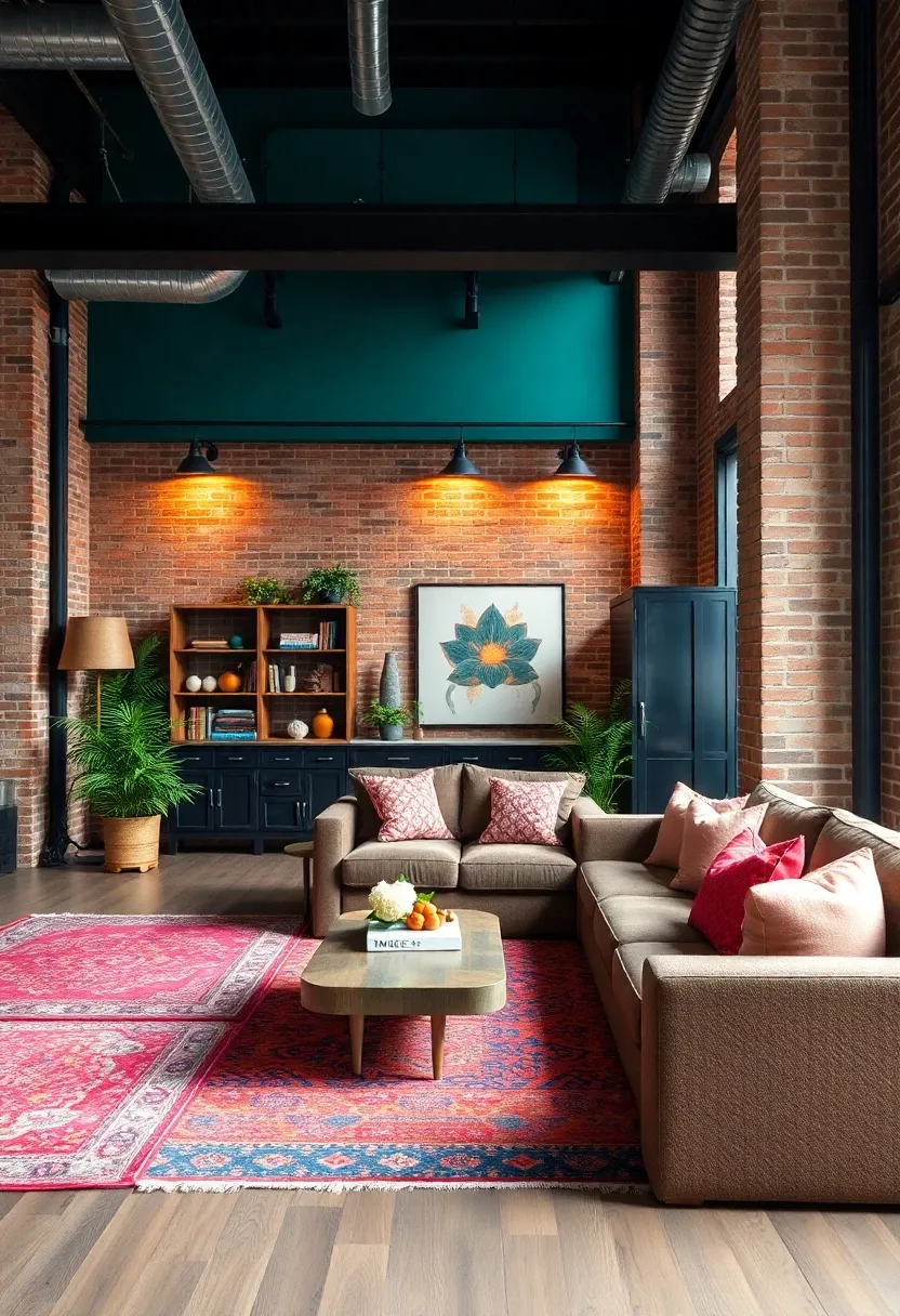 2. Transforming Loft Spaces with Color: Bold Choices for an Artistic Ambiance