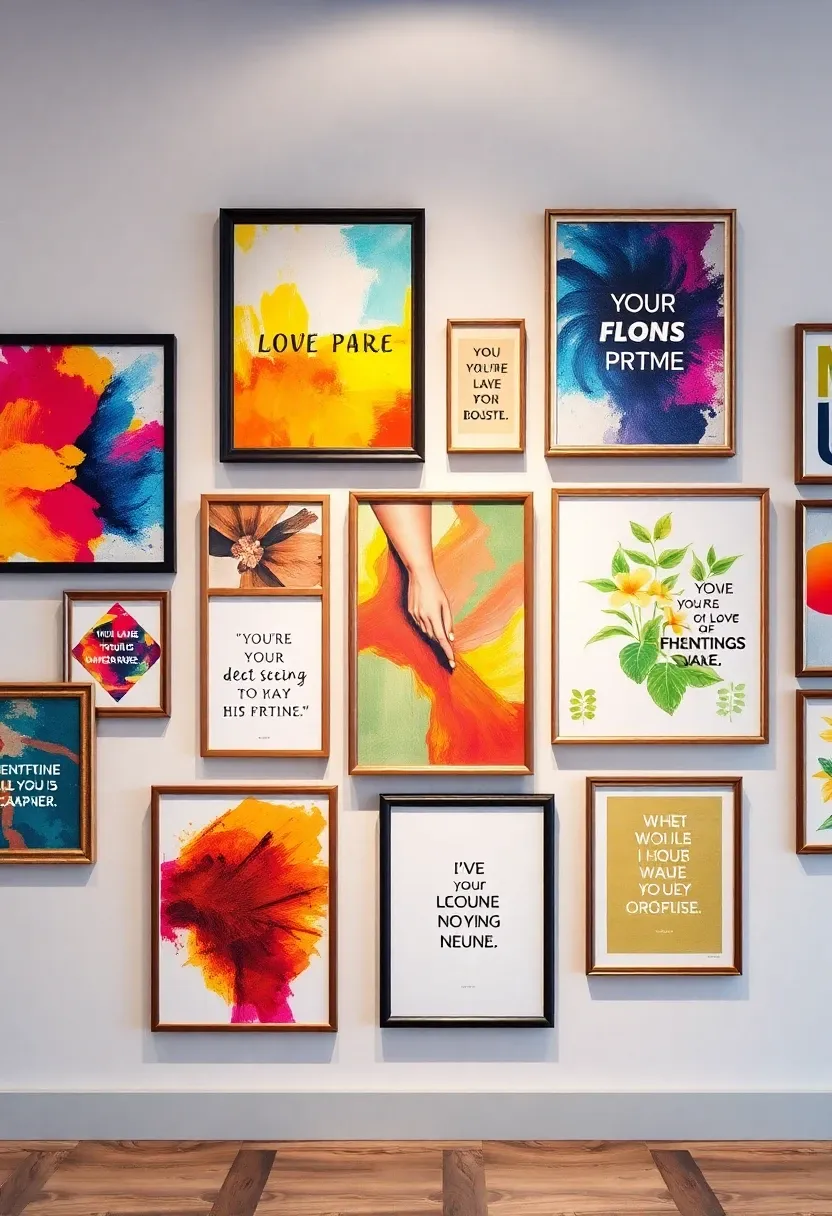 2. Bright and Bold Wall Art to Energize Your Study Sessions