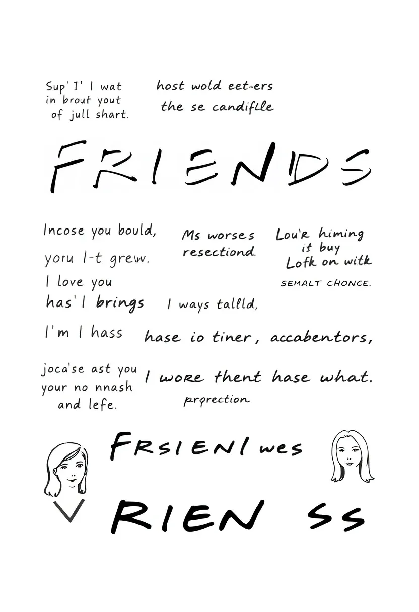 2. Transform Your Room with Iconic Friends Quotes and Their Hidden Meanings