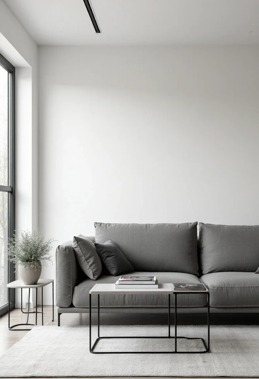 3. Embracing Minimalism: A Clean and Sophisticated Look with a Grey Sofa