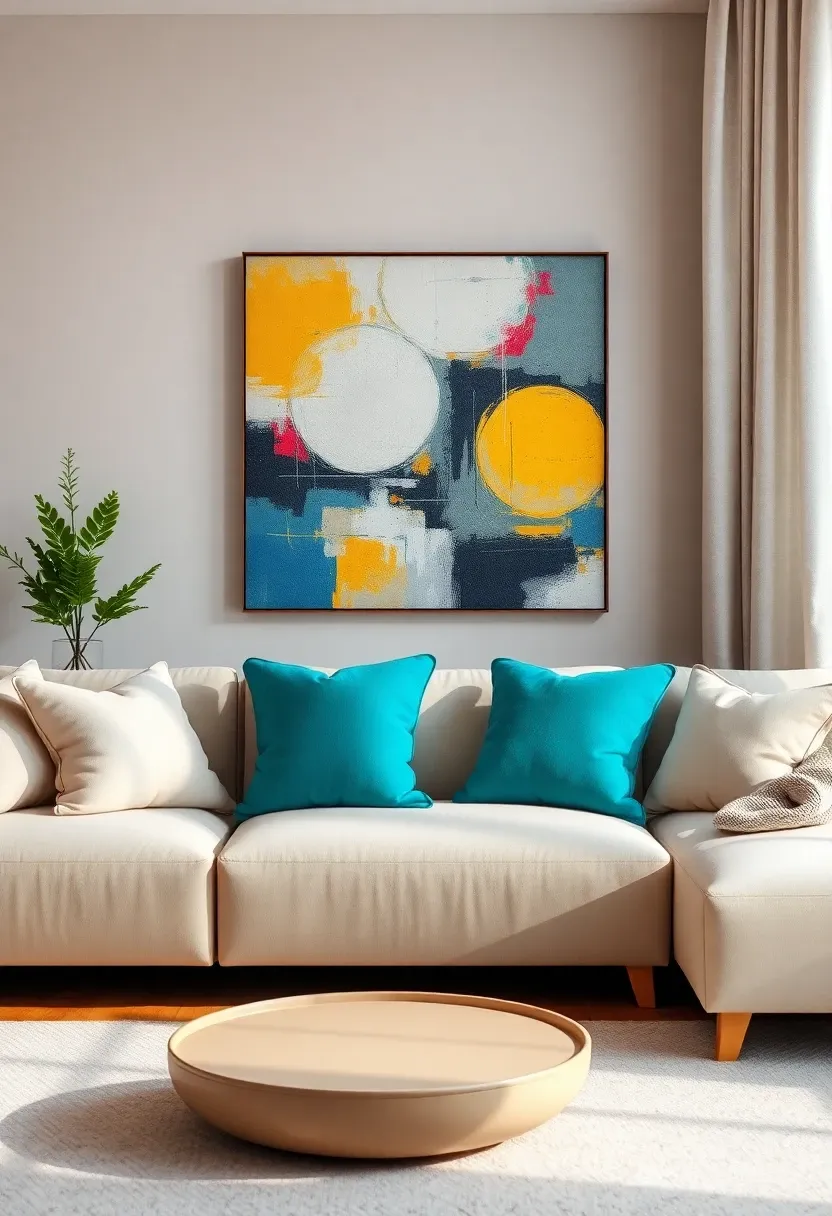 3. Neutral Palette with a Pop: Adding Accents for a Wow Factor