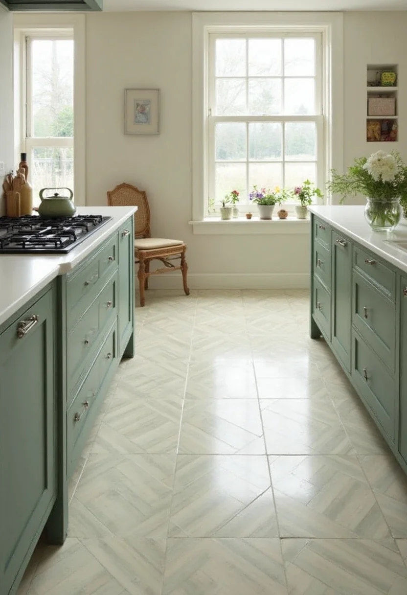 4. Transformative Sage and Cream Floor Designs That Bring Out the Best in Your Space