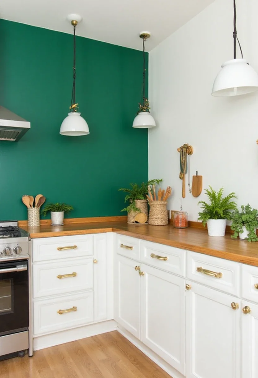4. Using Bold Paint Colors to Create a Dramatic Kitchen Ambiance