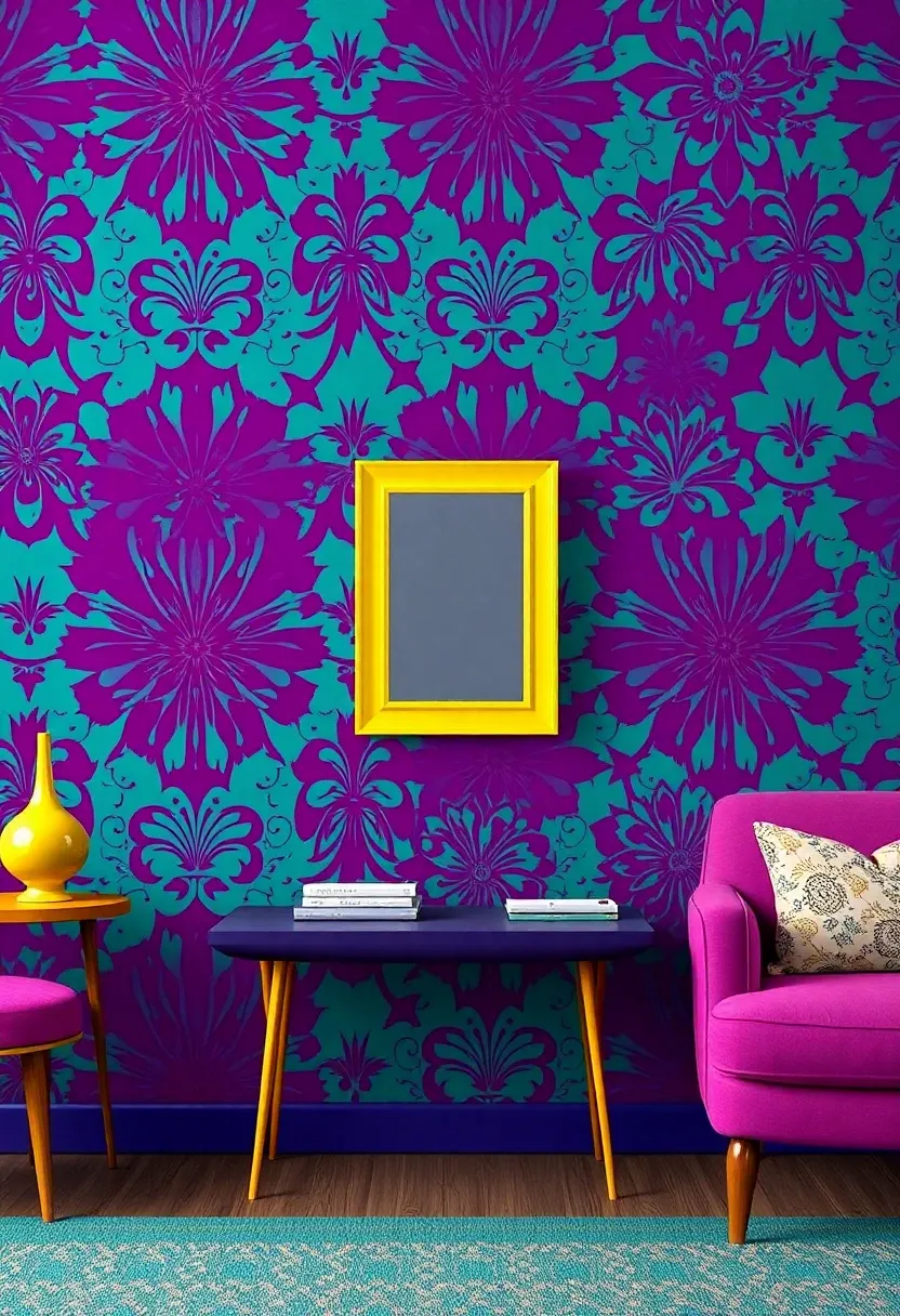 4. Bring Monica’s Apartment to Life with Chic and Stylish Wallpaper Patterns