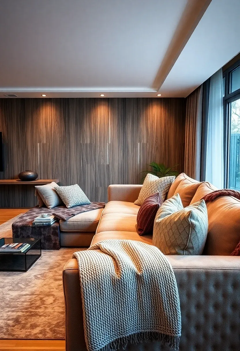 4. Cozy Yet Chic: Incorporating Textured Fabrics and Throws