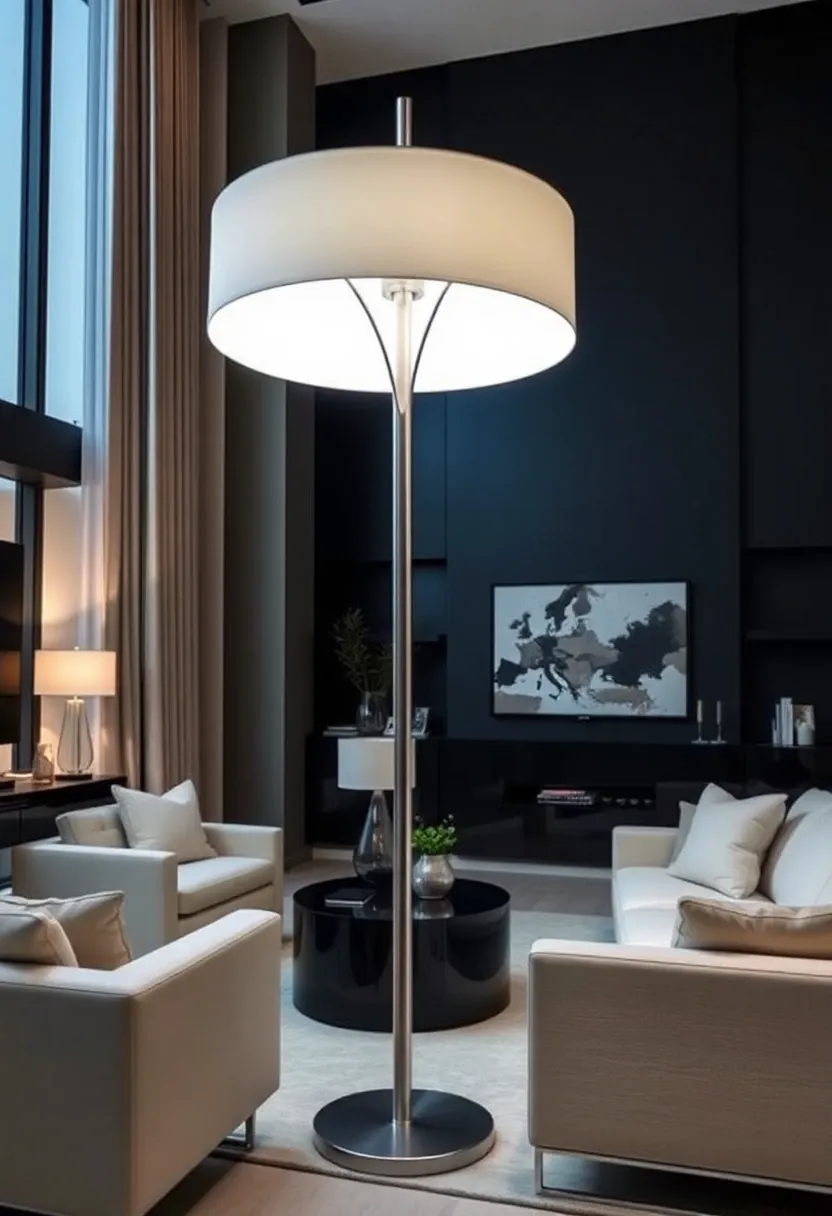5. Make a Statement with Stunning Oversized Floor Lamps