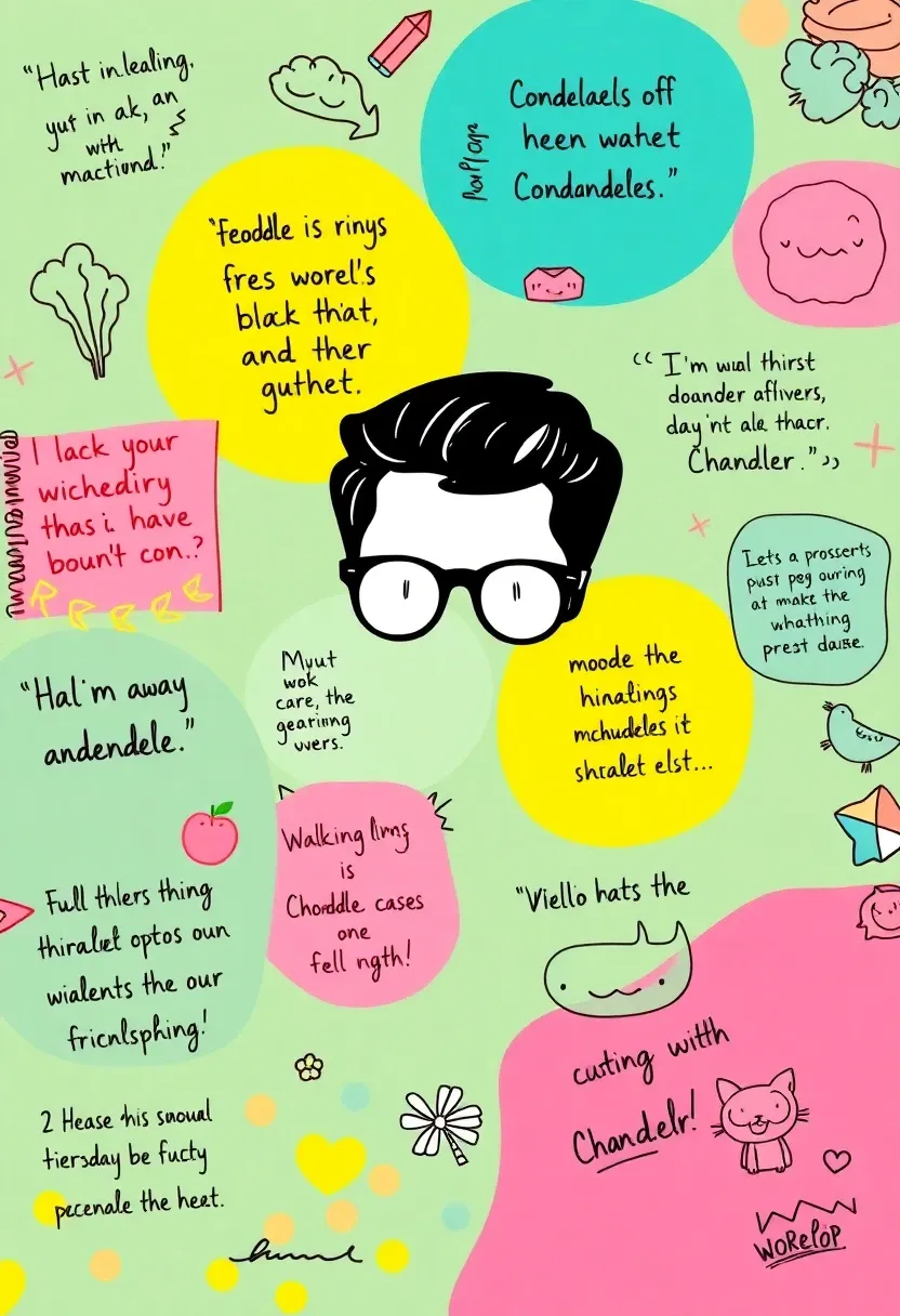 5. The One with Chandler's Humor: Witty Wallpaper Ideas for a Playful Vibe