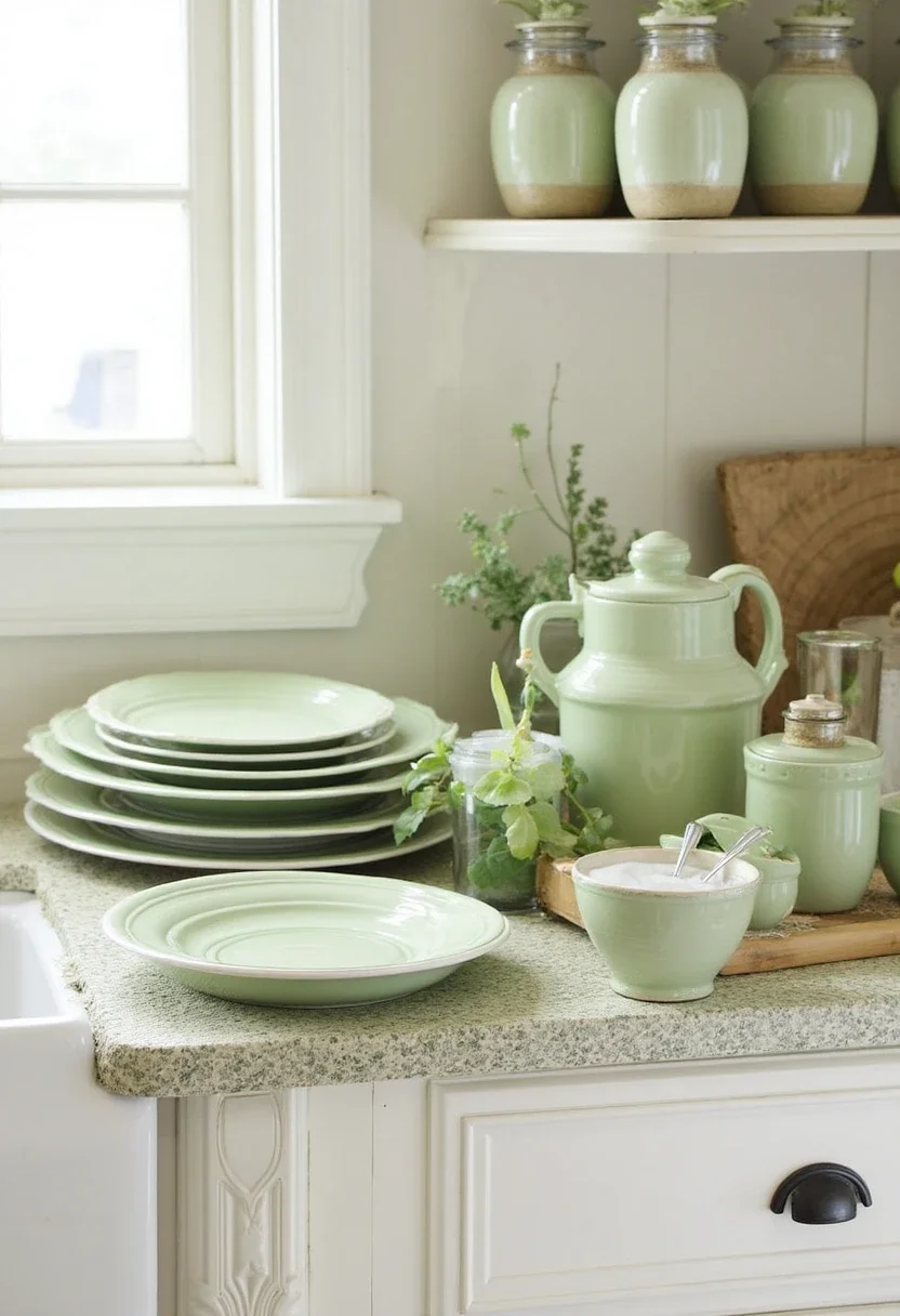 6. How Sage and Cream Accessories Can Instantly Refresh Your Kitchen Decor