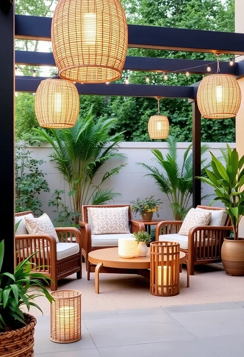 6. Bring Nature Indoors with Eco-Friendly Bamboo Lanterns