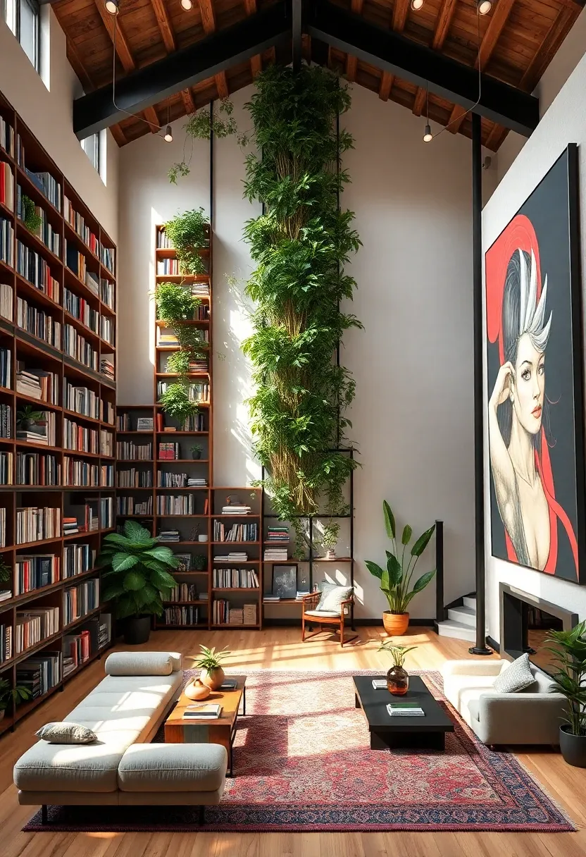 6. Utilizing Vertical Space: Innovative Loft Design Ideas for High Ceilings