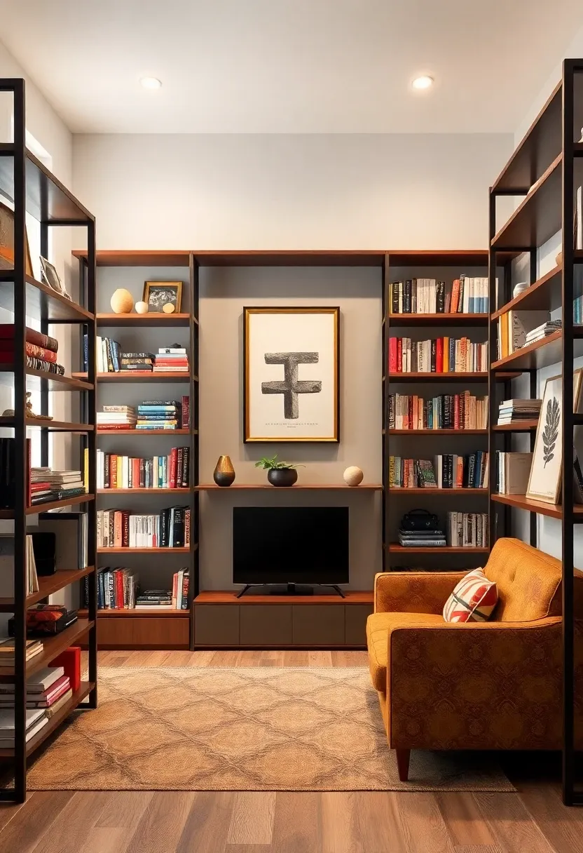 6. Achieve an Organized Bliss with Stylish Shelving Units
