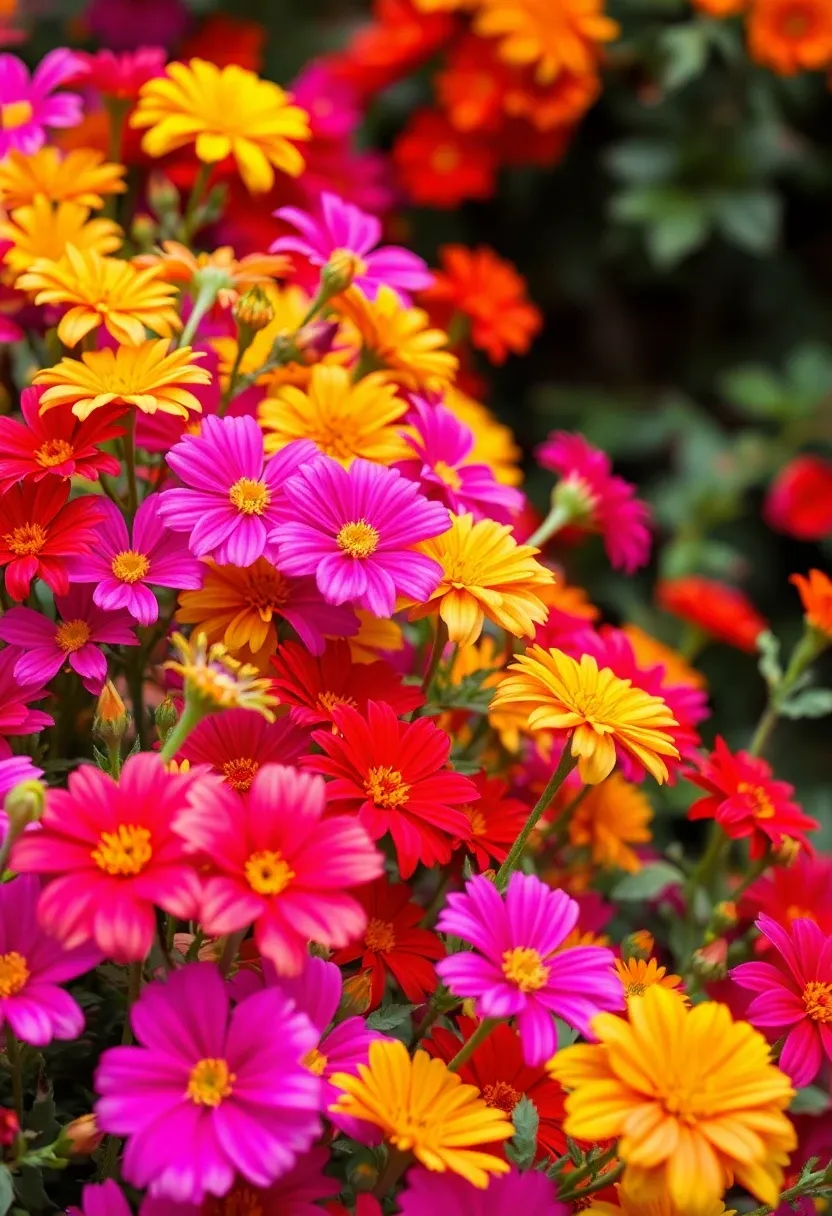 6. Vibrant Floral Explosion in Bloom: Celebrate Life's Colorful Moments