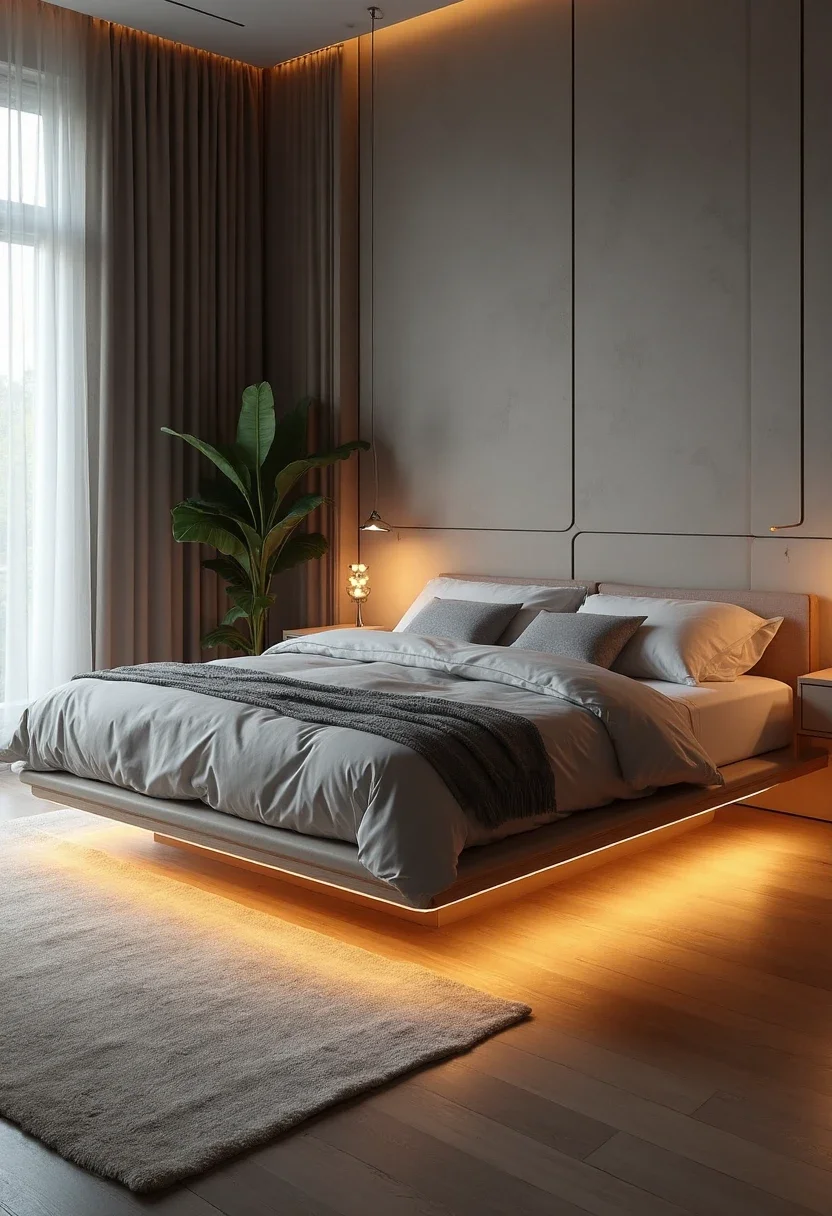 6. Floating Beds: A Futuristic Twist for Contemporary Bedrooms