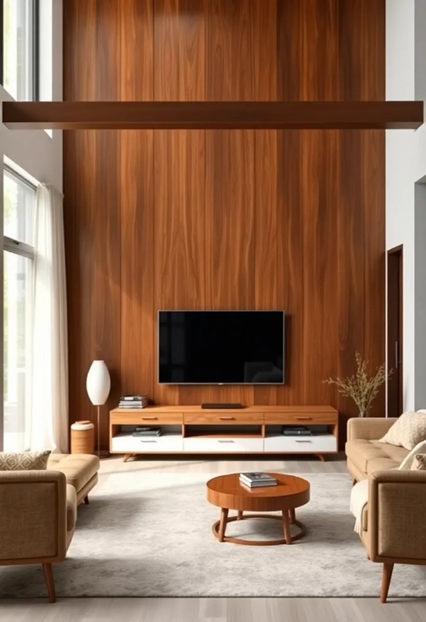 6. Create a Focal Point with a Designer TV Stand