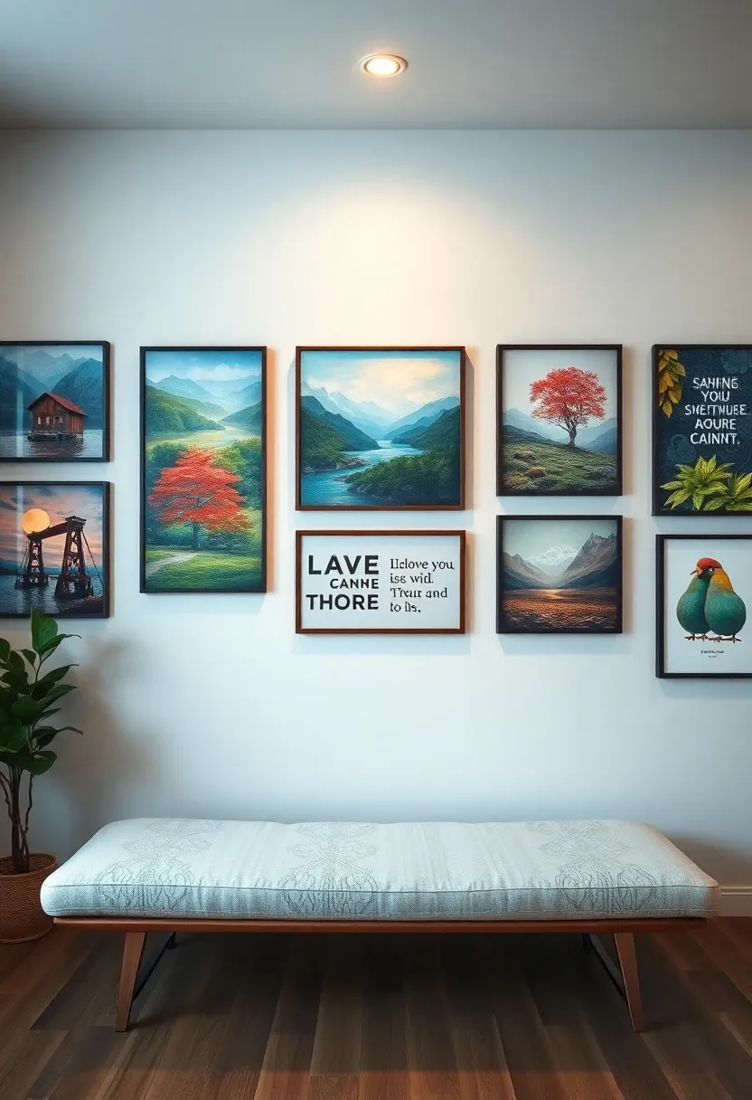 8. Personalize with Meaningful Art Pieces that Inspire Calm