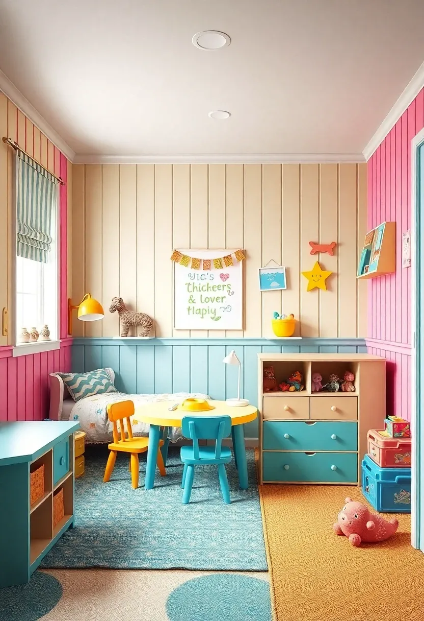 8. Kid-Friendly Designs: Fun and Safe Board and Batten Ideas for Children's Rooms
