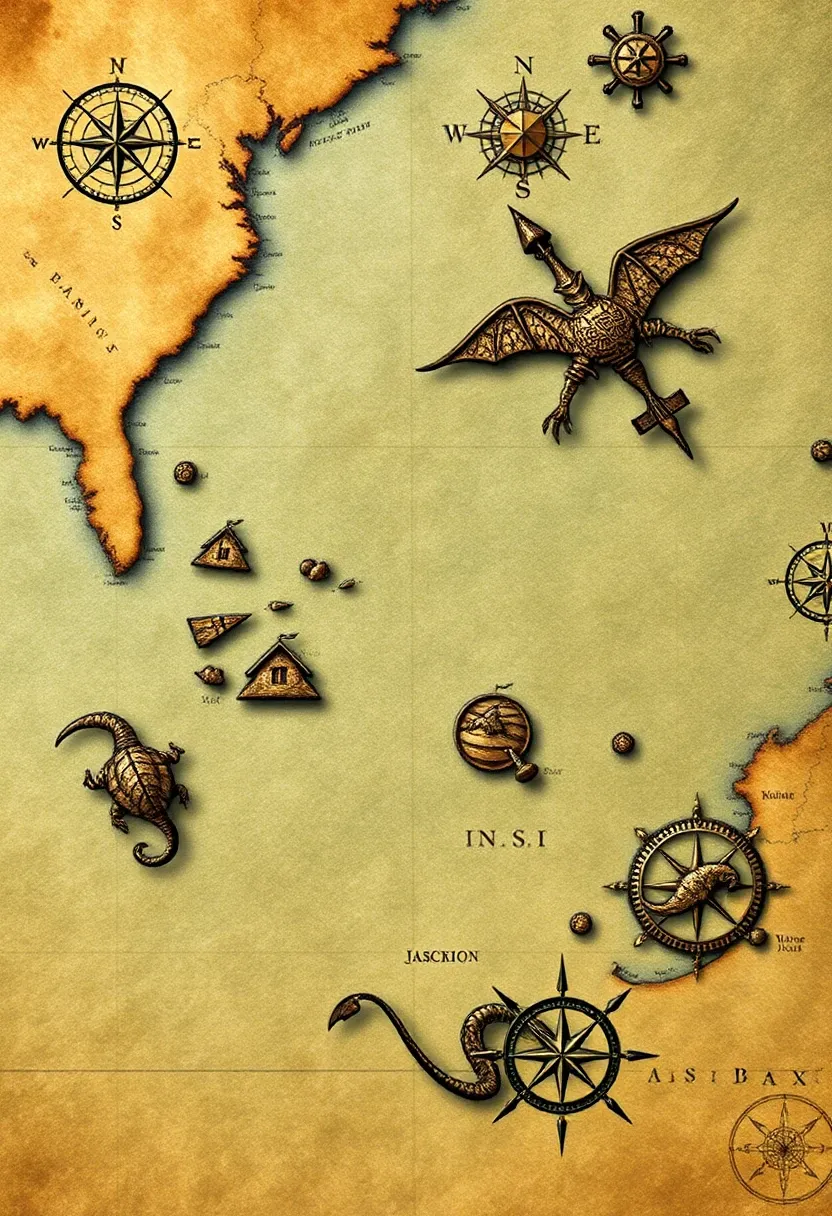9. Rustic Vintage Map for the Adventurer: Chart Your Next Big Journey