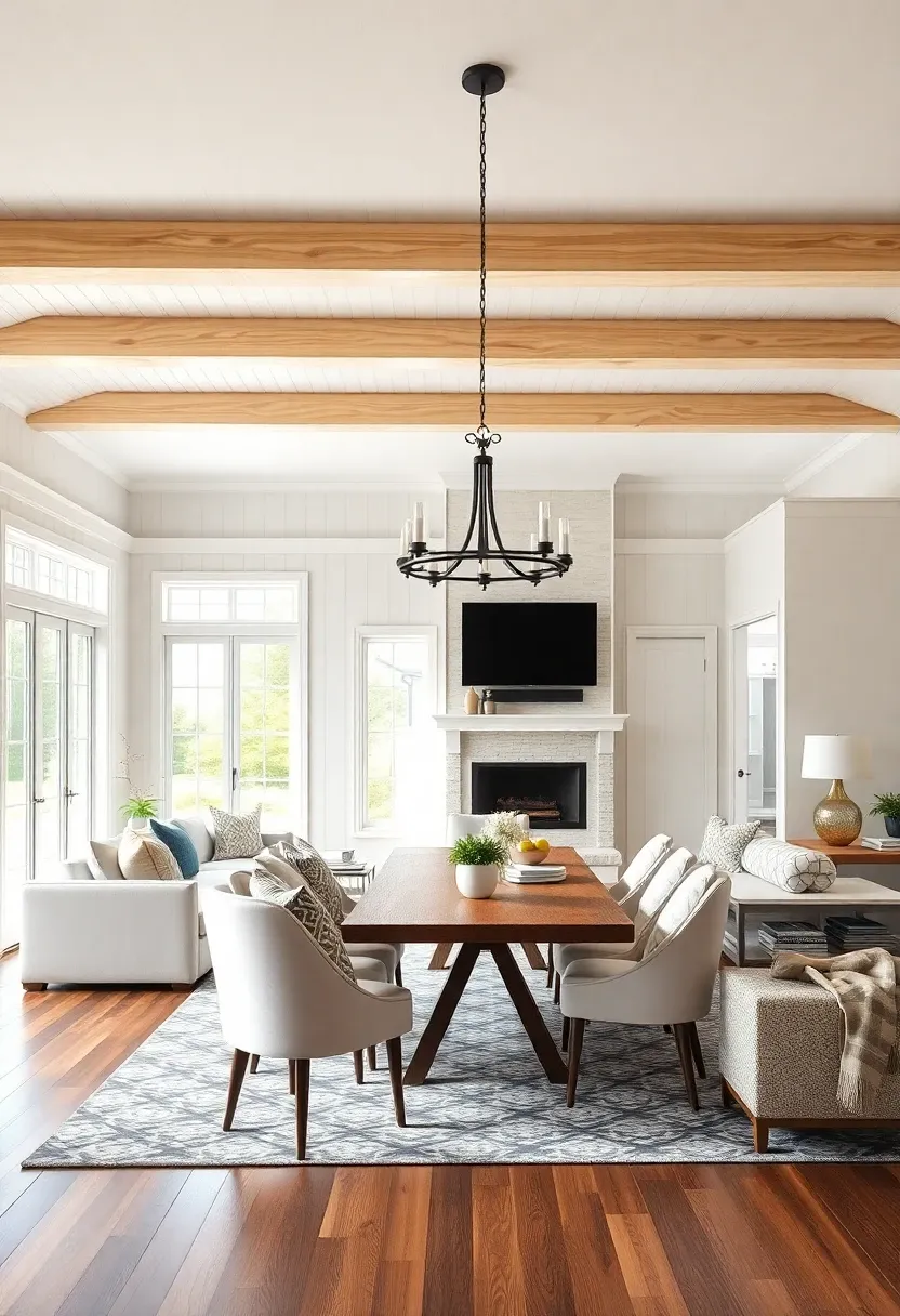 9. Open-Concept Spaces: Seamless Board and Batten Transitions