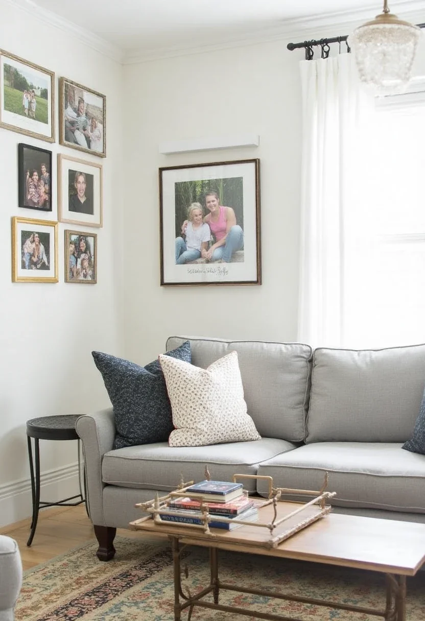 10. Personalizing Your Space: Unique Accessories and Art Around a Grey Sofa