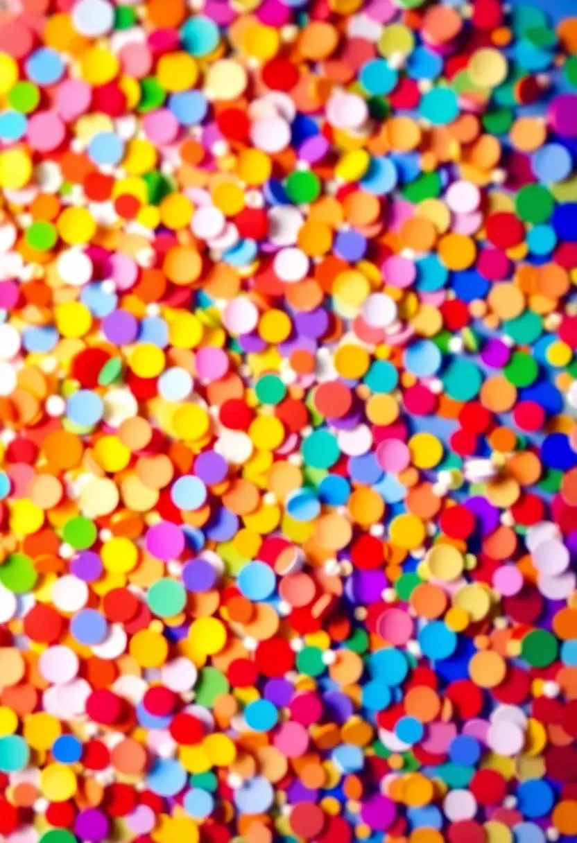 10. Colorful Confetti: Celebrating Life’s Little Joys