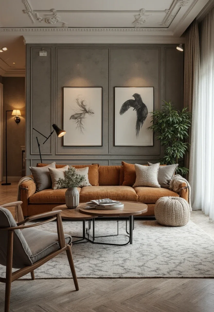 1. Create a Feature Wall in the Living Room