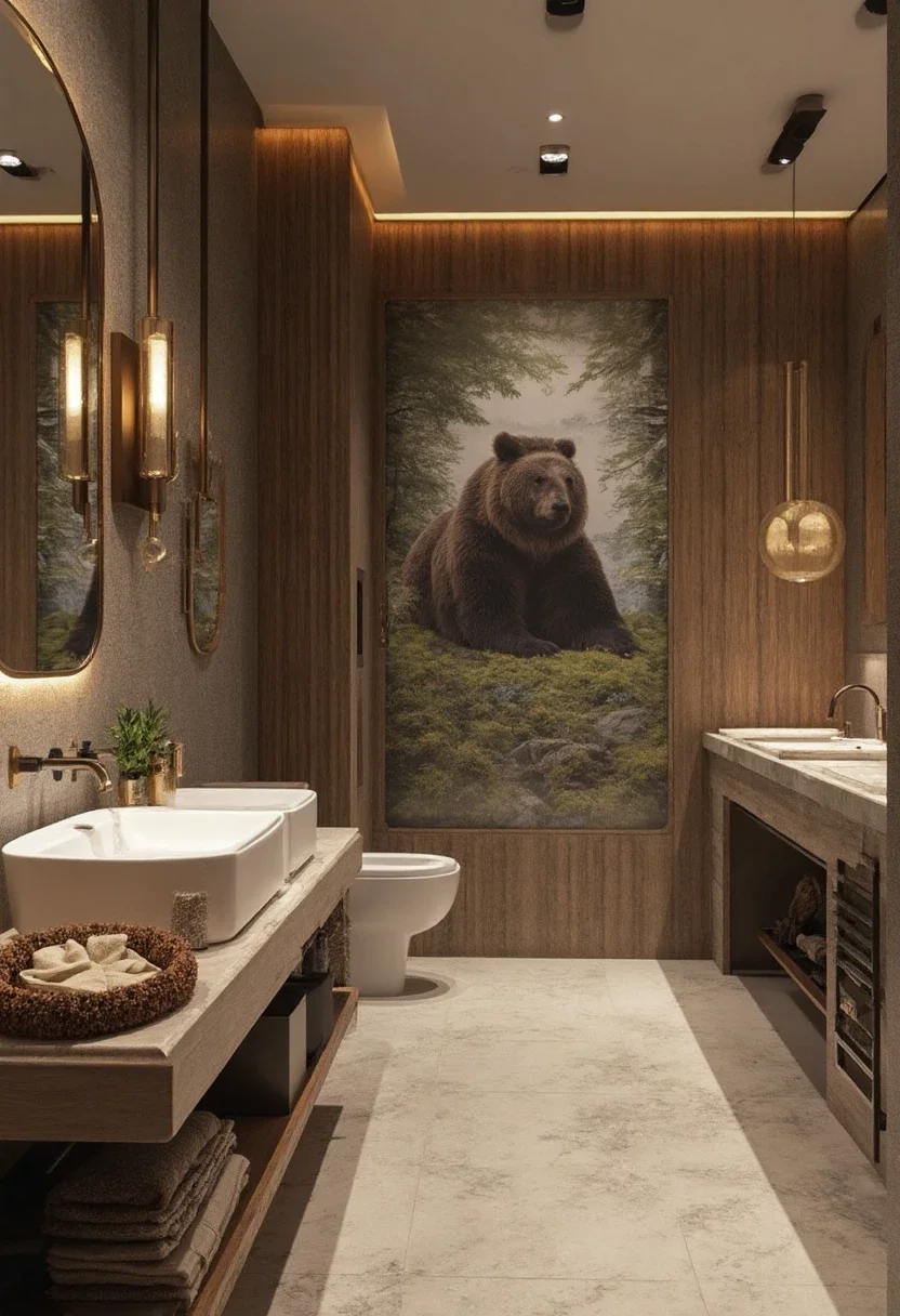 1. Rustic Retreat with Earthy Tones