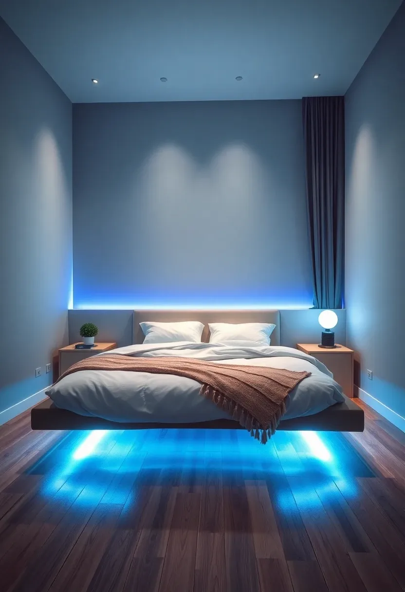 1. Under-Bed LED Glow