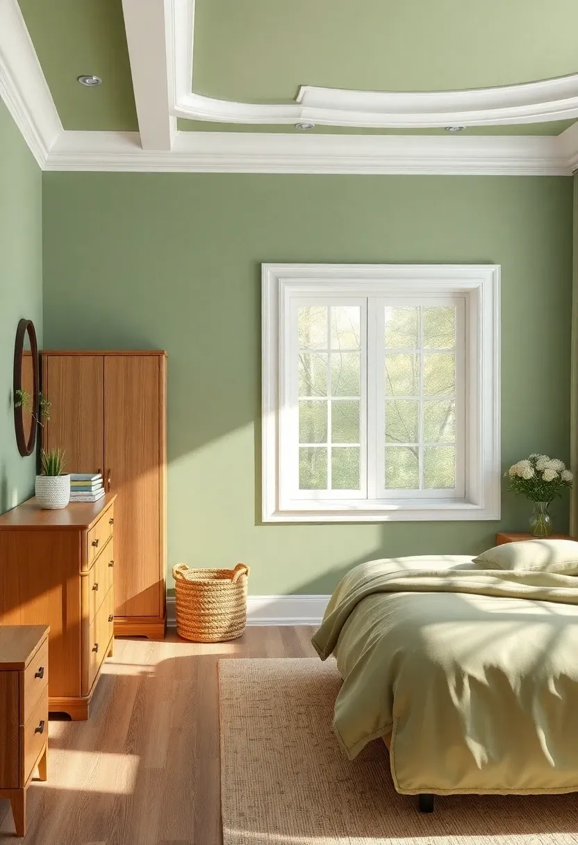 1. Sage Green Walls