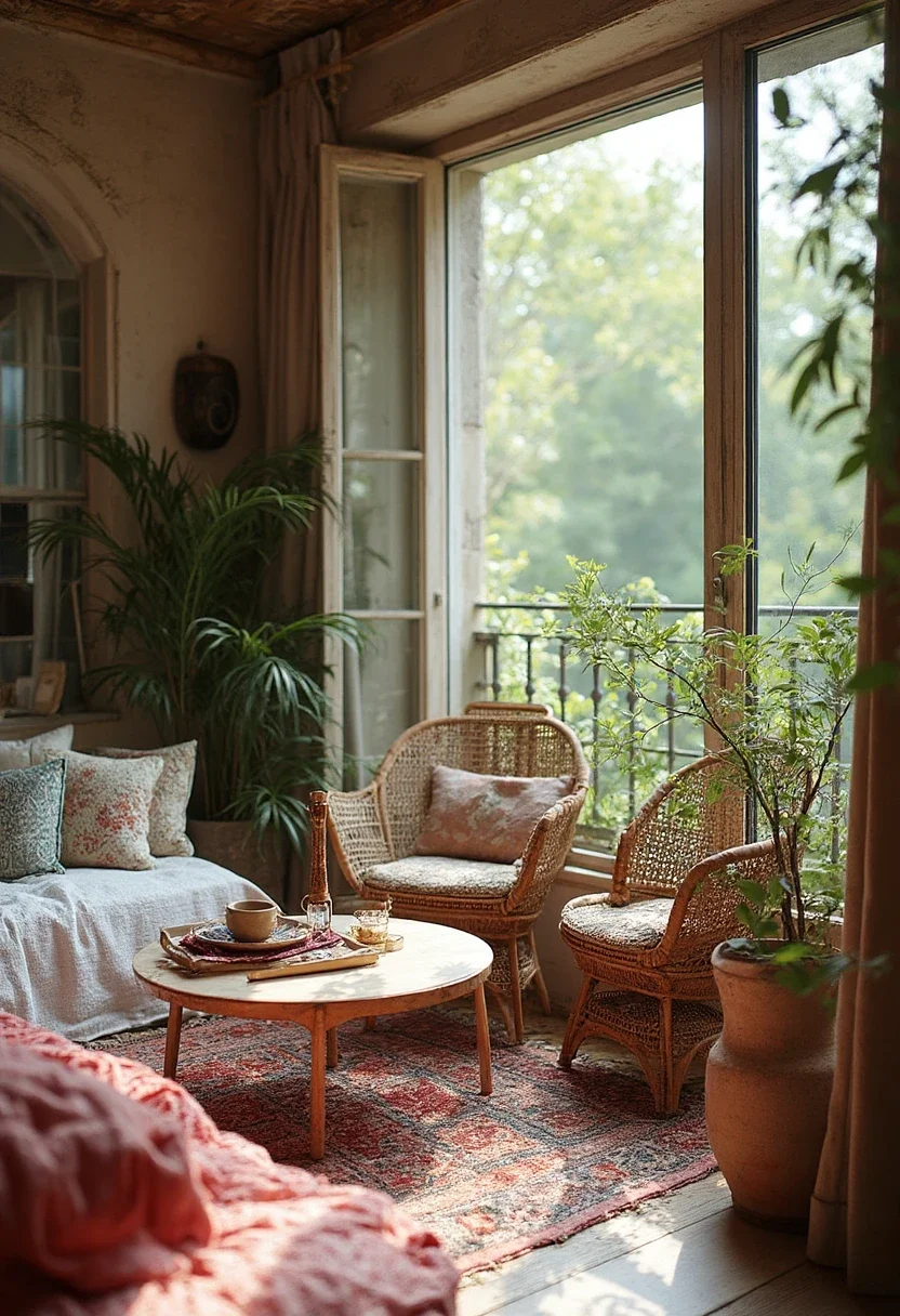 2. Create a Cozy Retreat with Bohemian Vibes