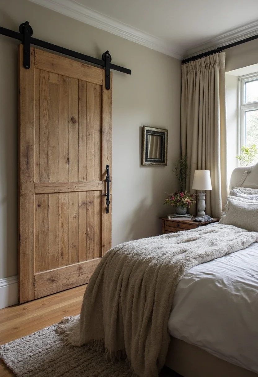 2. Add Rustic Charm with a Barn Door