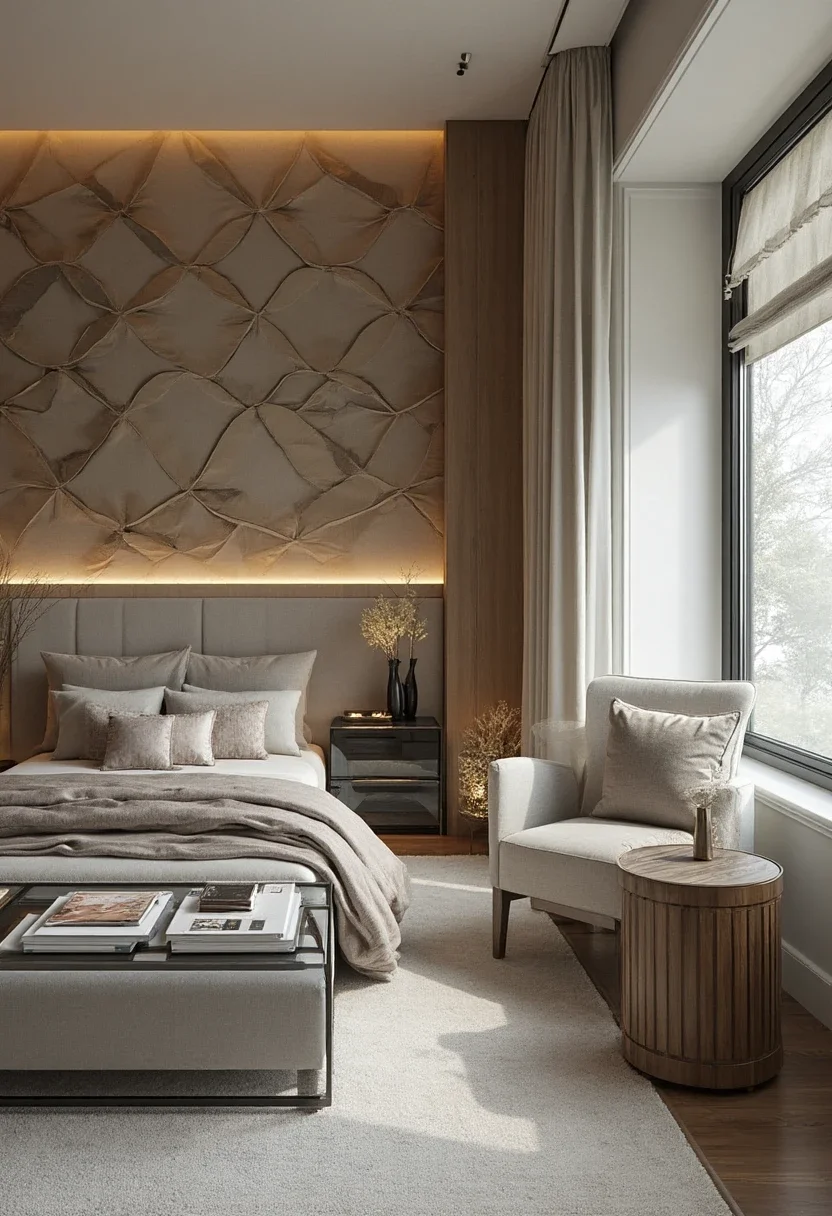 2. Modern Chic with Geometric Patterns
