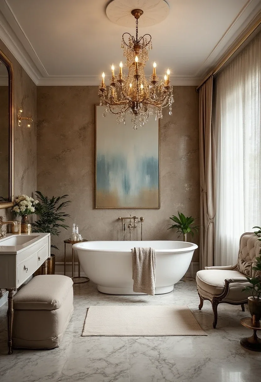 2. Add Elegance with a Statement Chandelier