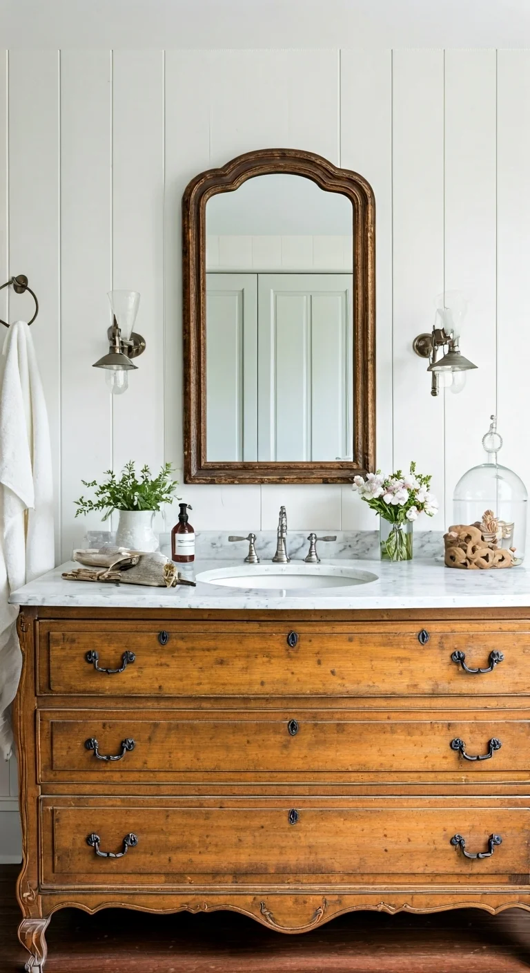 2. Vintage Charm with Repurposed Furniture