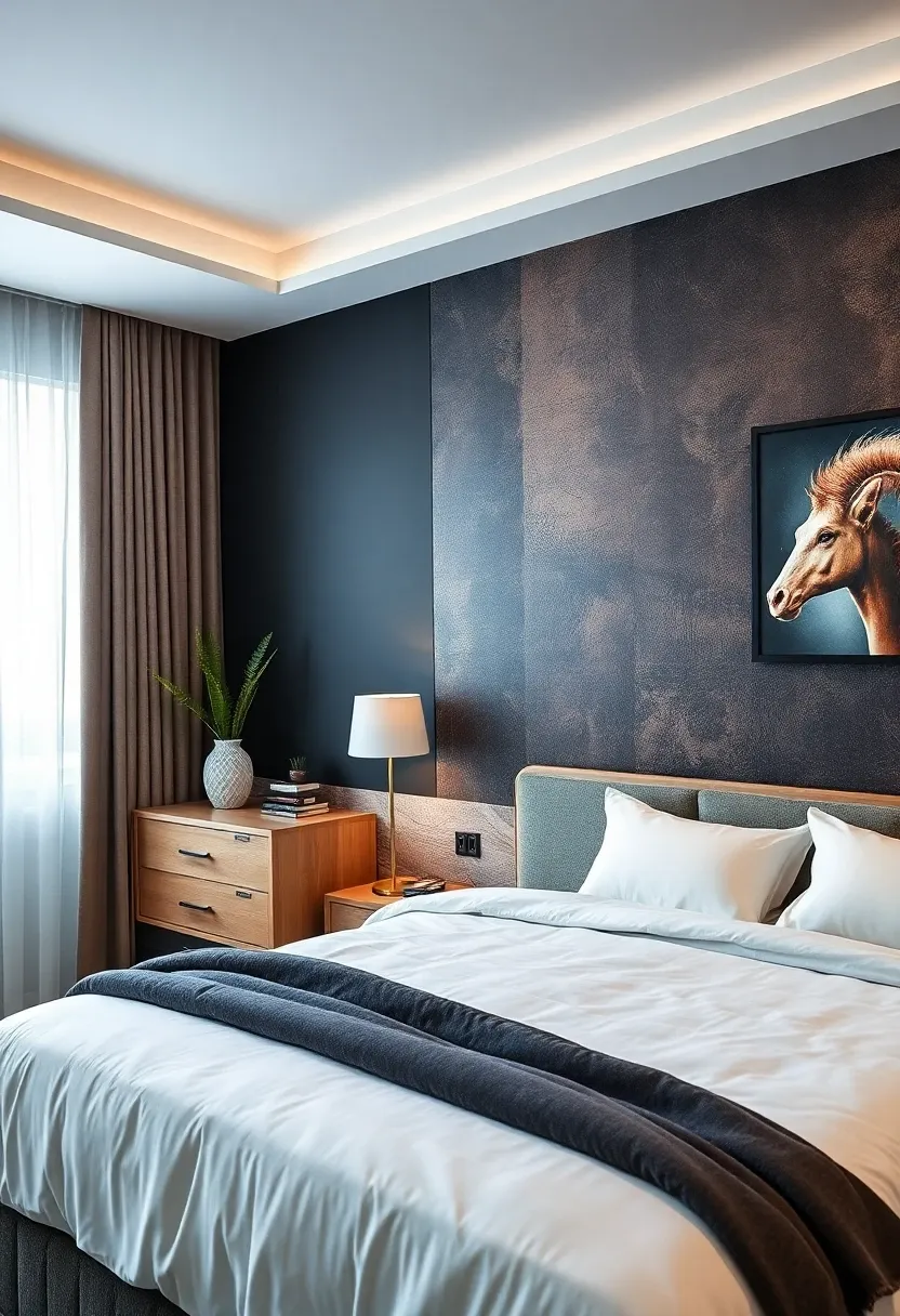 2. Artful Accent Walls