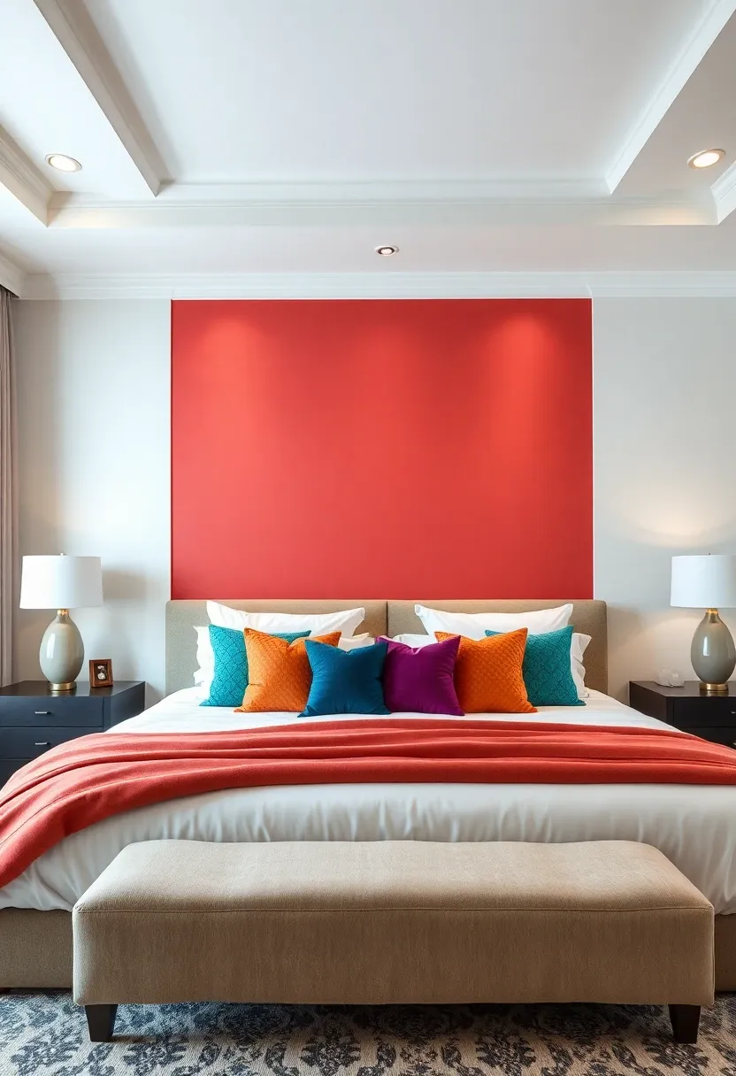 2. Bold Color Accents