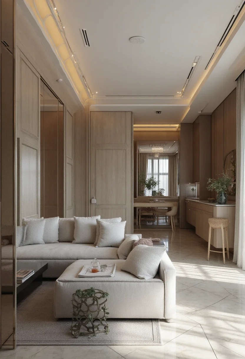 3. Use Mirrors to Enhance Light and Space
