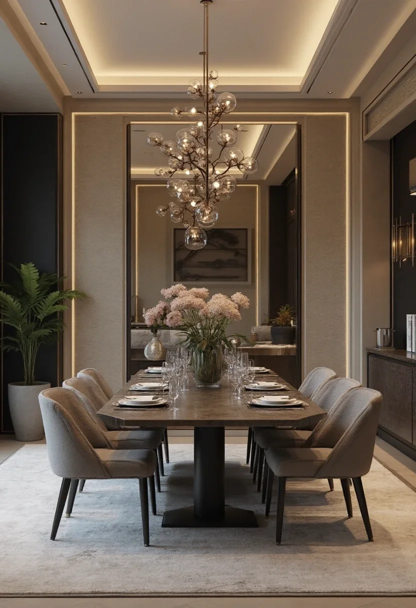 3. Add Depth with Textured Wallpaper