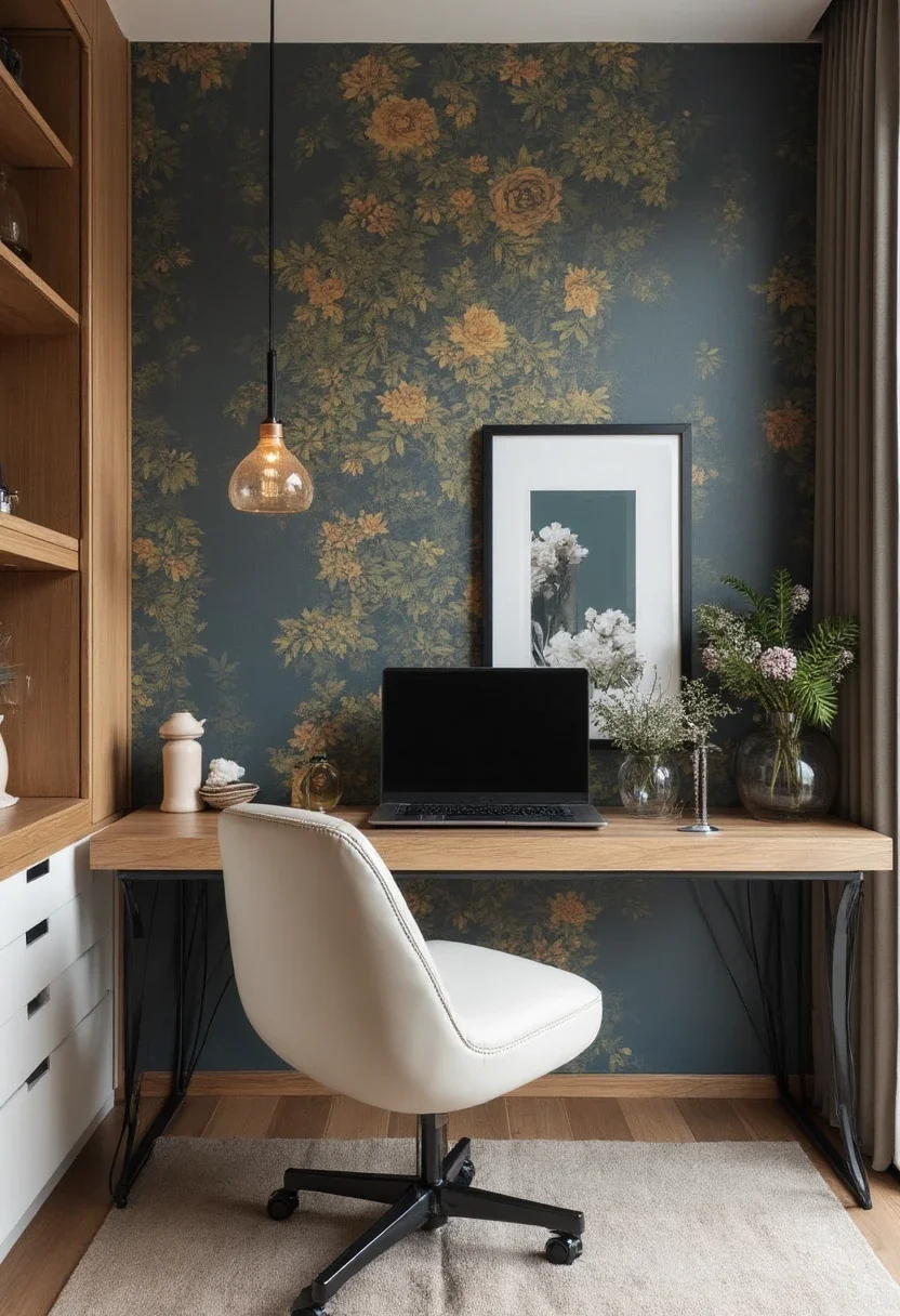 3. Energize the Home Office with Bold Designs