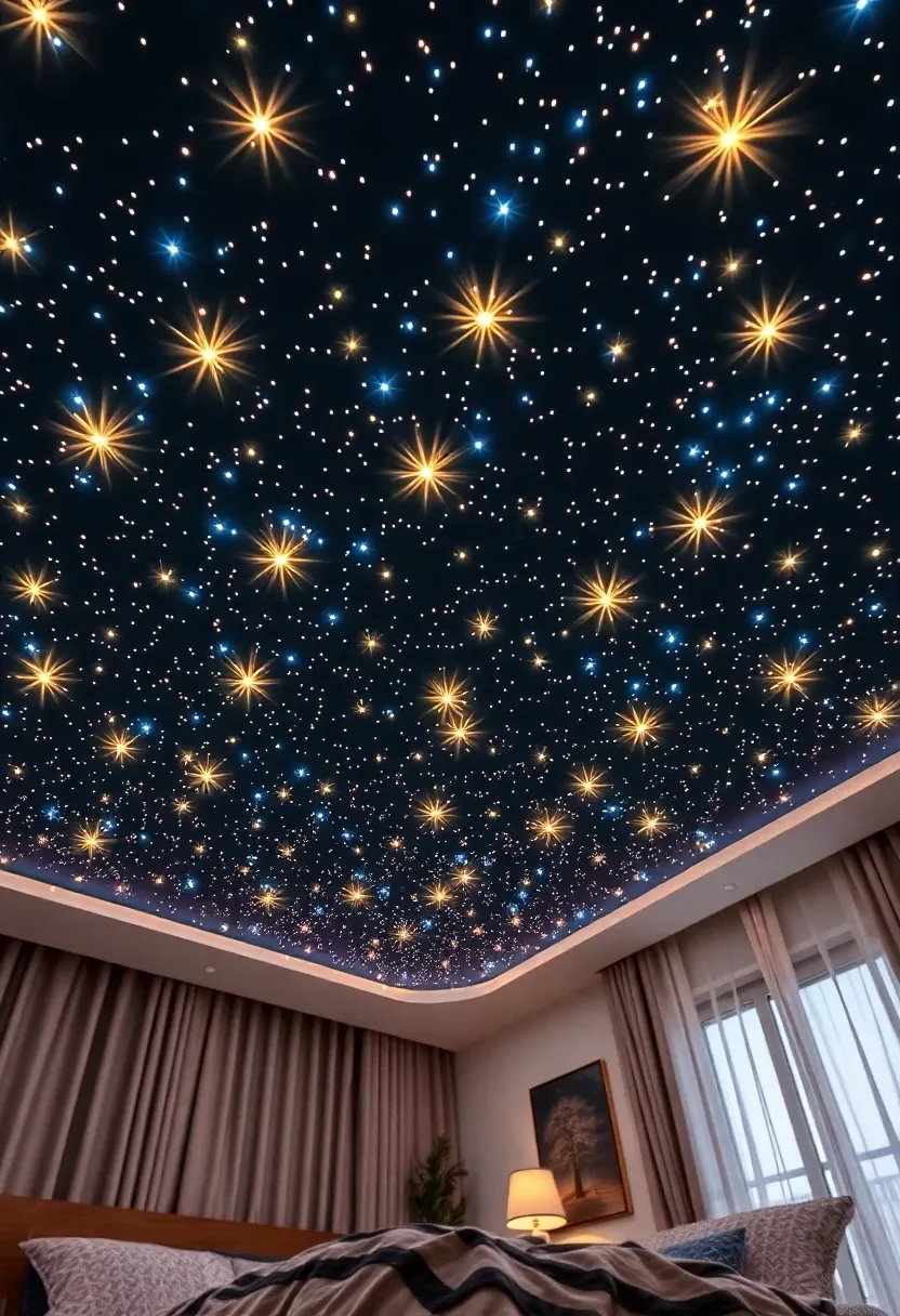 3. Ceiling Starry Night Effect