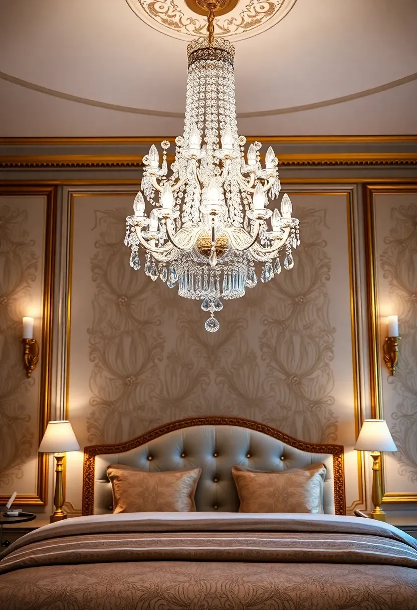 3. Statement Lighting for a Glamorous Touch