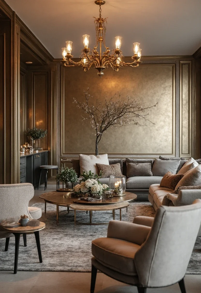 4. Incorporate Metallic Accents for Glamour