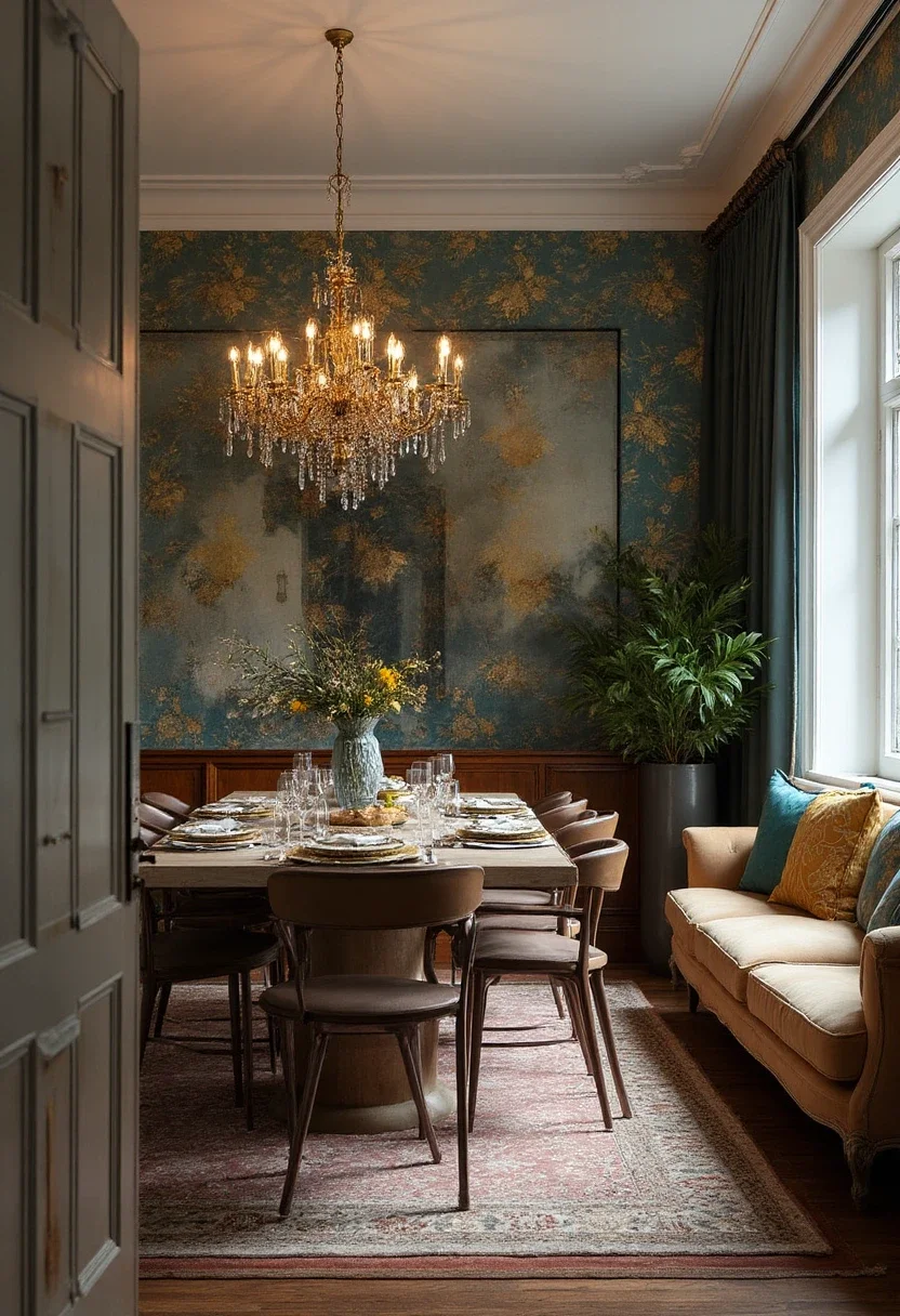 4. Add Charm to the Dining Room with Classic Prints