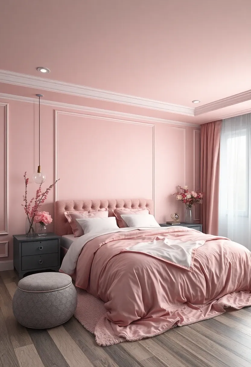 4. Soft Pinks and Grays