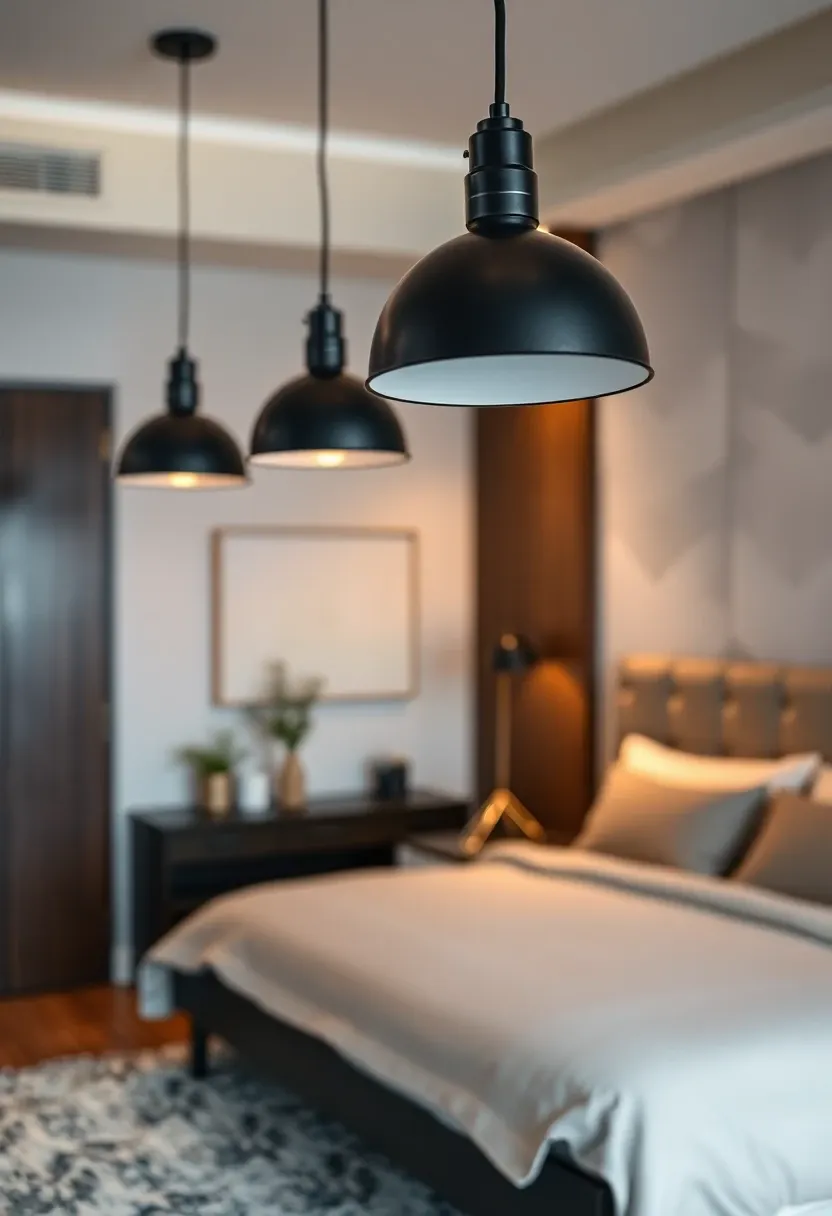 4. Lighting with Black Fixtures