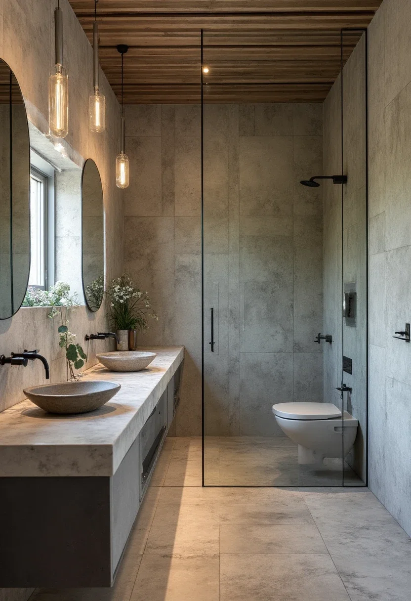 5. Incorporate Industrial Fixtures for an Edgy Look