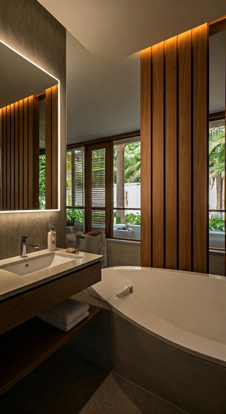 5. The Elegance of Backlit Mirrors