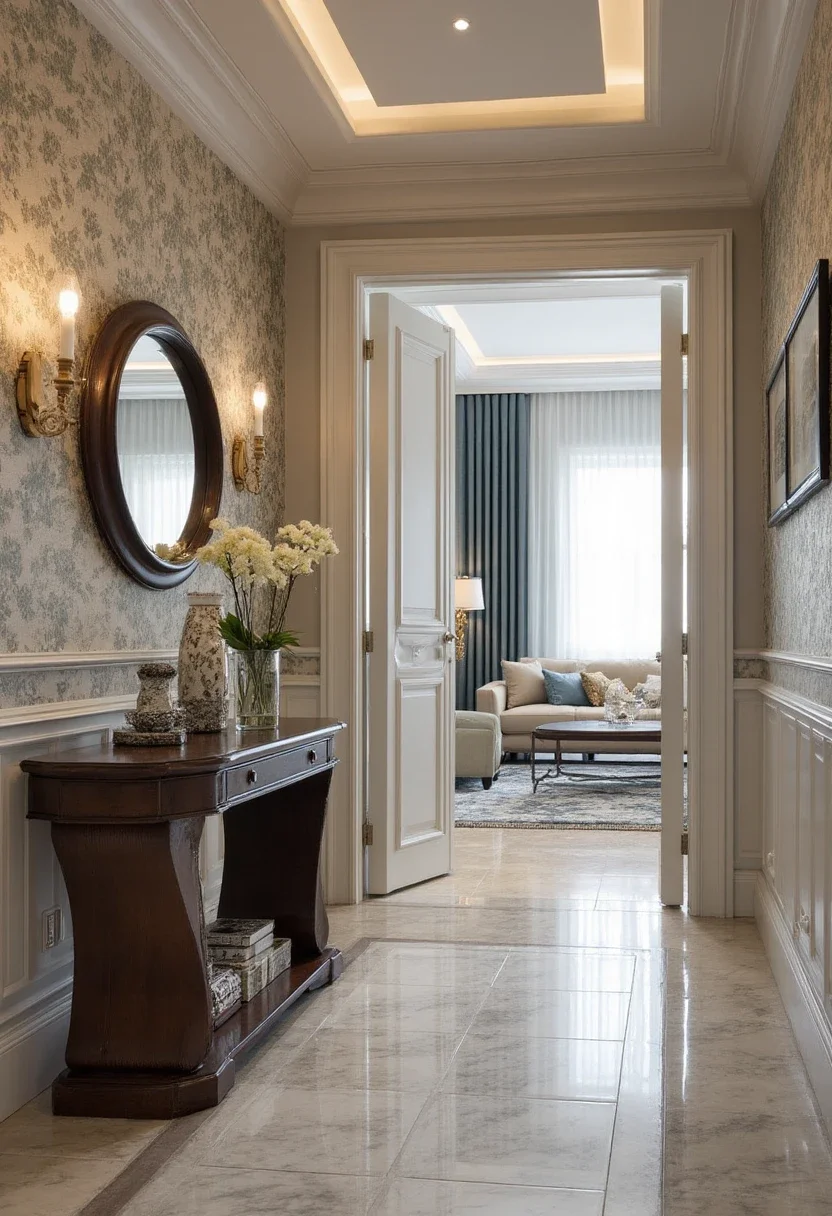 6. Elevate Your Entryway with Floral Patterns